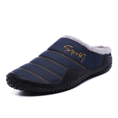 MEN'S HOME WATERPROOF COMFORTABLE CASUAL COTTON SLIPPERS