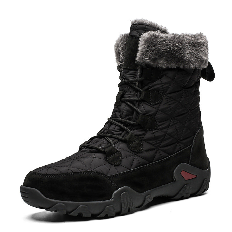 MEN'S WINTER OUTDOOR COMFORTABLE AND WARM THICKENED CASUAL SNOW BOOTS