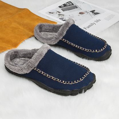 MEN'S COMFORTABLE LINED FLEECE ARCH SUPPORT SHOES