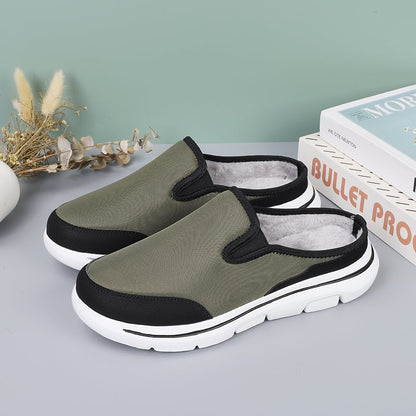 MEN'S COMFORTABLE LINED FLEECE ARCH SUPPORT SPORTS SANDALS