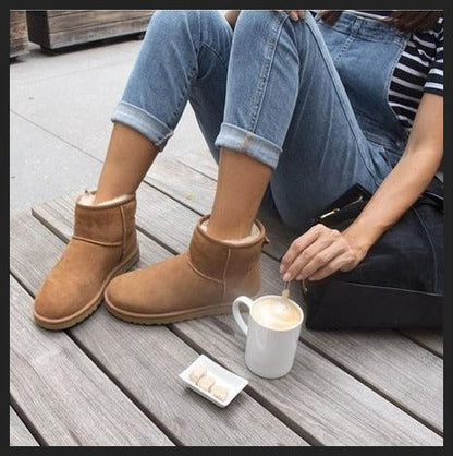 2022 Waterproof built-in plush mini boots