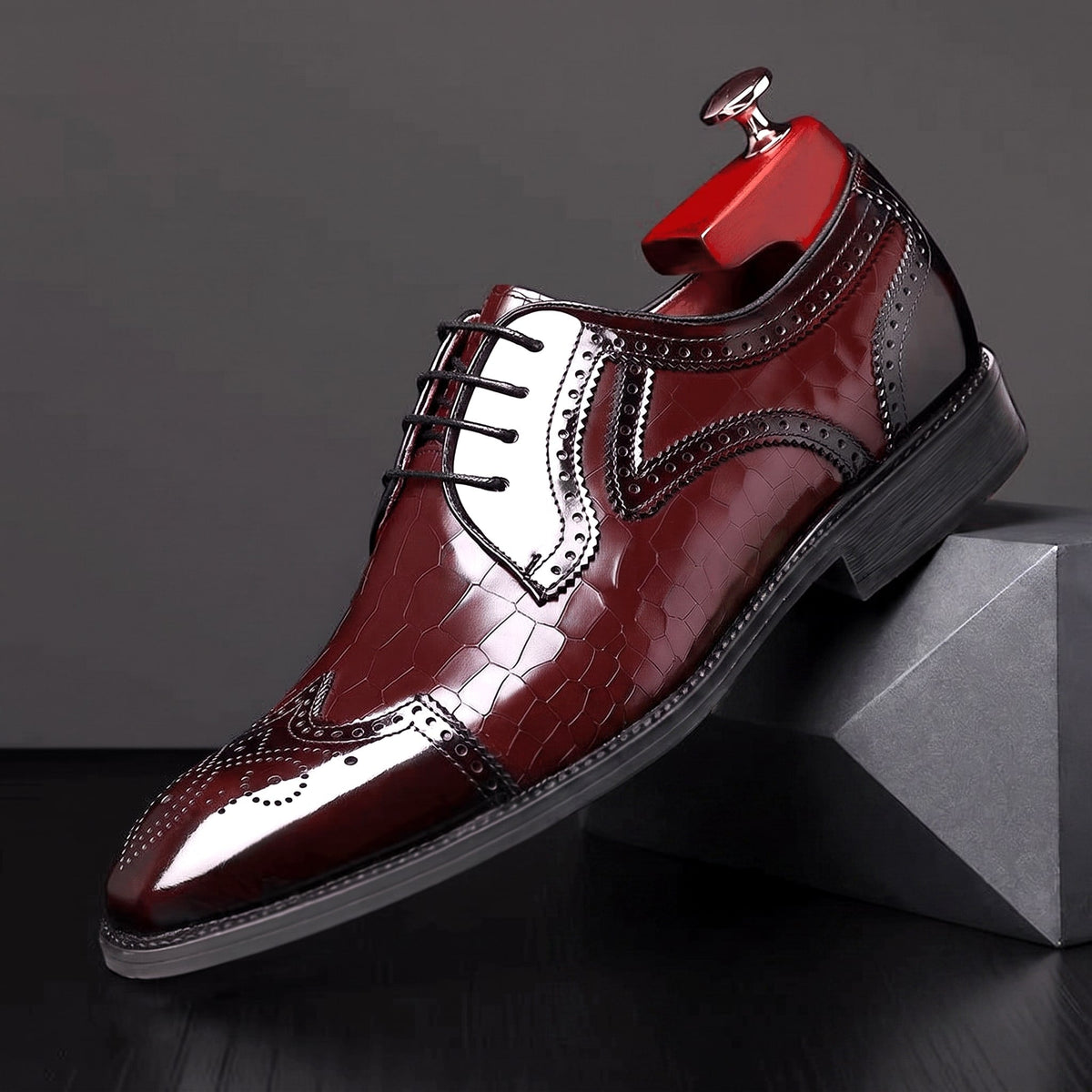 Bellucci Croc Oxfords