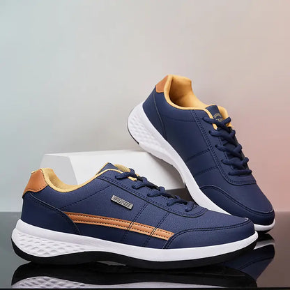 MEN'S EXTENDED WIDTH FOOT AND HEEL COMFORTABLE BREATHABLE SNEAKERS