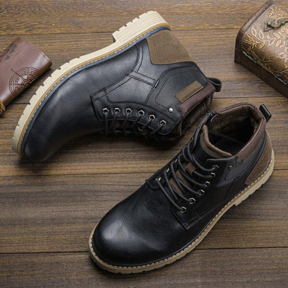 Men Retro Boots 2023 - Handmade - Hight Quality - BFM