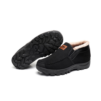 Men's Good arch support Outdoor Warm Lightweight Walking Slip On Sneakers