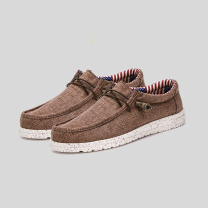 MEN'S COMFORTABLE BREATHABLE LINING FLAG CASUAL SHOES