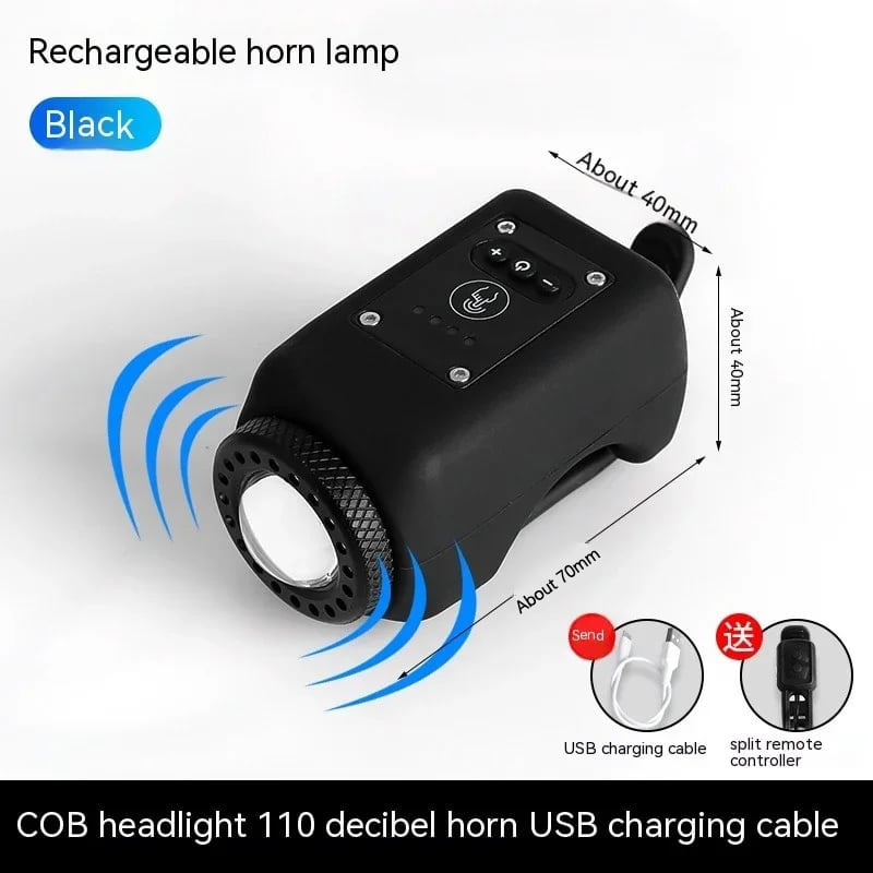 VELLORAE™ Bike Electronic Horn with Large Range Floodlight