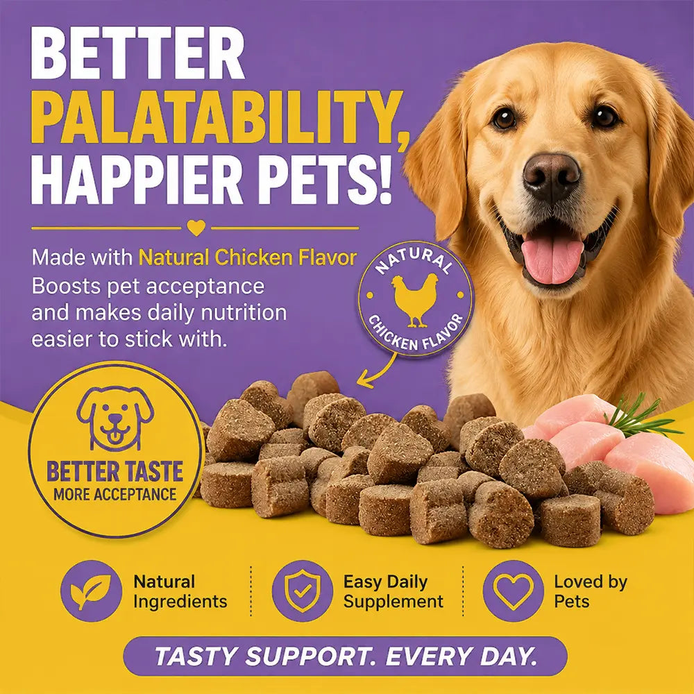 180ct Skin & Coat Salmon Oil Soft Chews for Dogs & Cats - Omega3, Biotin, Zinc & Vitamin E - Supports Healthy Skin, Shiny Coat, Itch Relief & Allergy Support Natural Chicken Flavor Chews