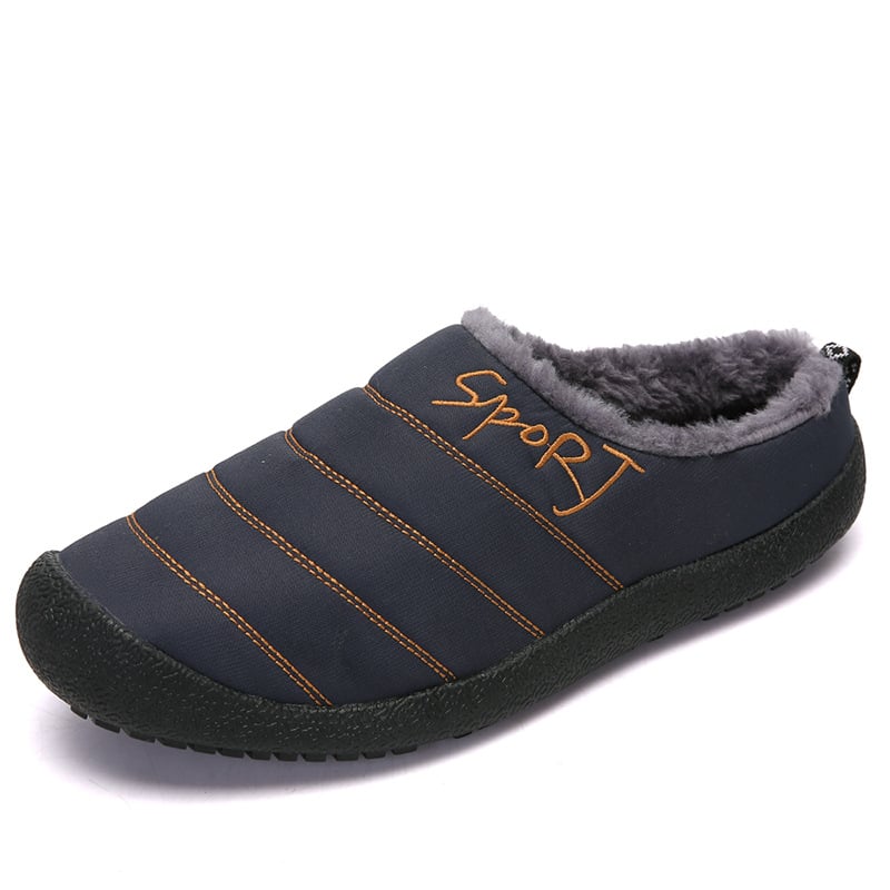 MEN'S COMFORTABLE FLEECE WARM OUTDOOR CASUAL COTTON SHOES