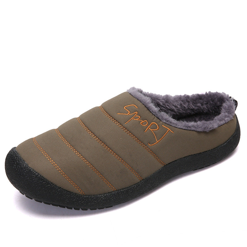 MEN'S COMFORTABLE FLEECE WARM OUTDOOR CASUAL COTTON SHOES