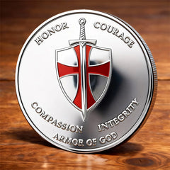 🏆New Year 60% OFF- Christian Warrior Coin – Armor of God Edition