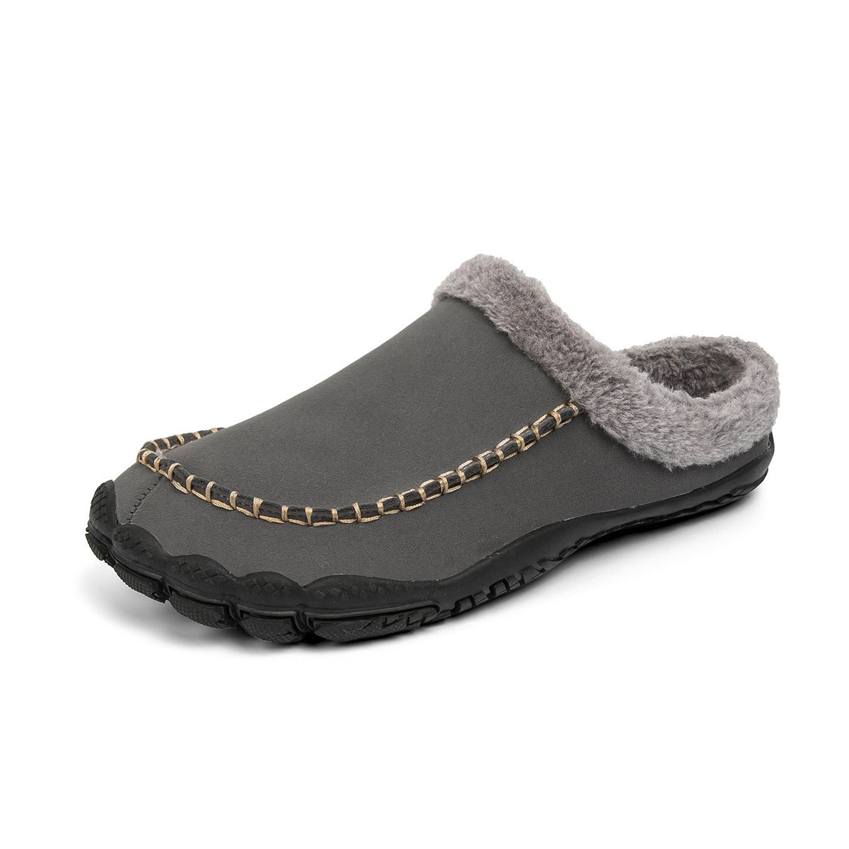 MEN'S COMFORTABLE LINED FLEECE ARCH SUPPORT SHOES