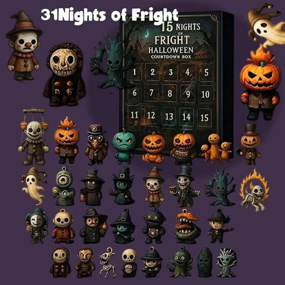 2026 Halloween Countdown Advent Calendar Gift Box-31 Nights of Fright Blindbags Surprise Set