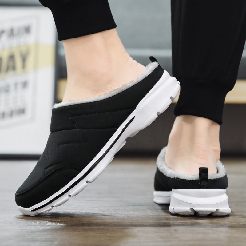 MEN'S COMFORTABLE PLUSH WATERPROOF SEMI-DRAG CASUAL SHOES
