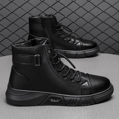 2022 Men's Casual Versatile Genuine Leather Ankle Boots