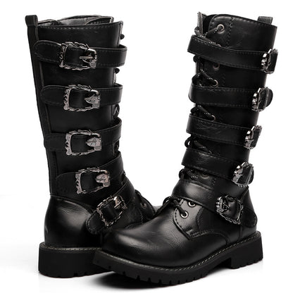 NEW Skull Buckle Boots
