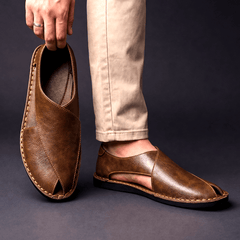 Fabio Leather Mules