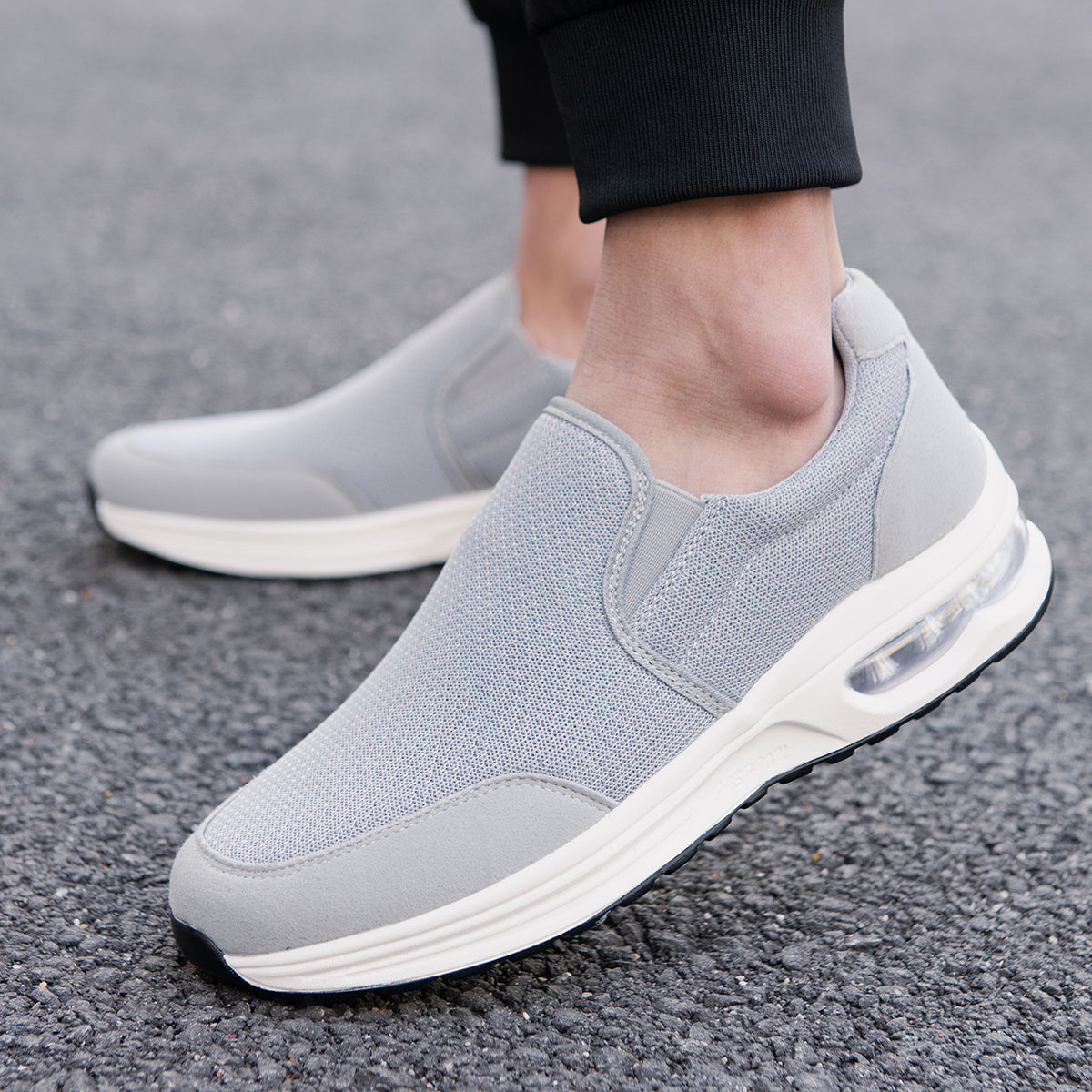 MEN'S COMFORTABLE LIGHTWEIGHT AIR CUSHIONED SLIP-ON LOAFERS