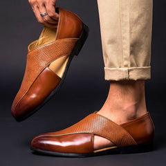 Gideon Leather Sandals