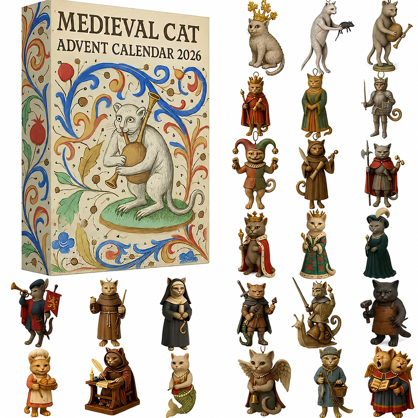 ✨Medieval Cat Advent Calendar 2026