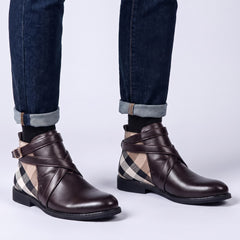 Norbury Plaid Boots
