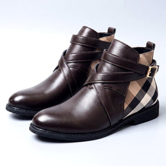 Norbury Plaid Boots