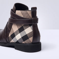 Norbury Plaid Boots